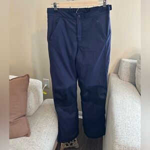 L.L. Bean Boys Size 14 Navy Blue Snow Pants Winter adjustable waist